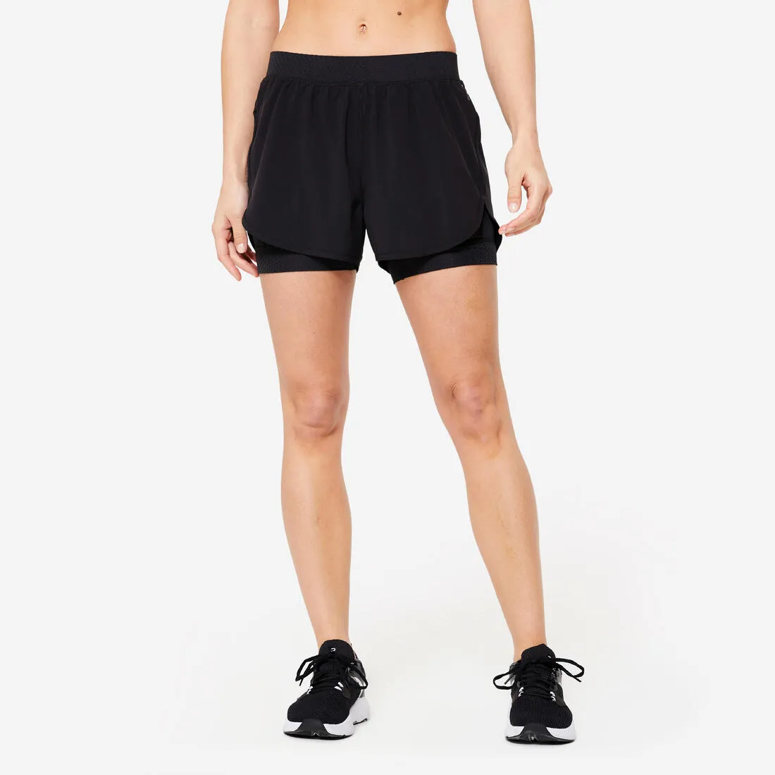 Women's Double Layer Fitness Shorts