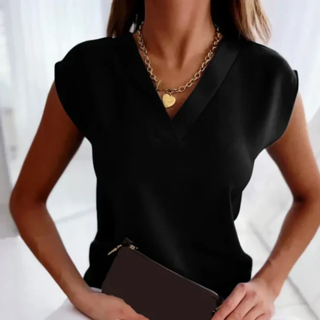 Women's Elegant Going Out Short Sleeve Blouse | Summer