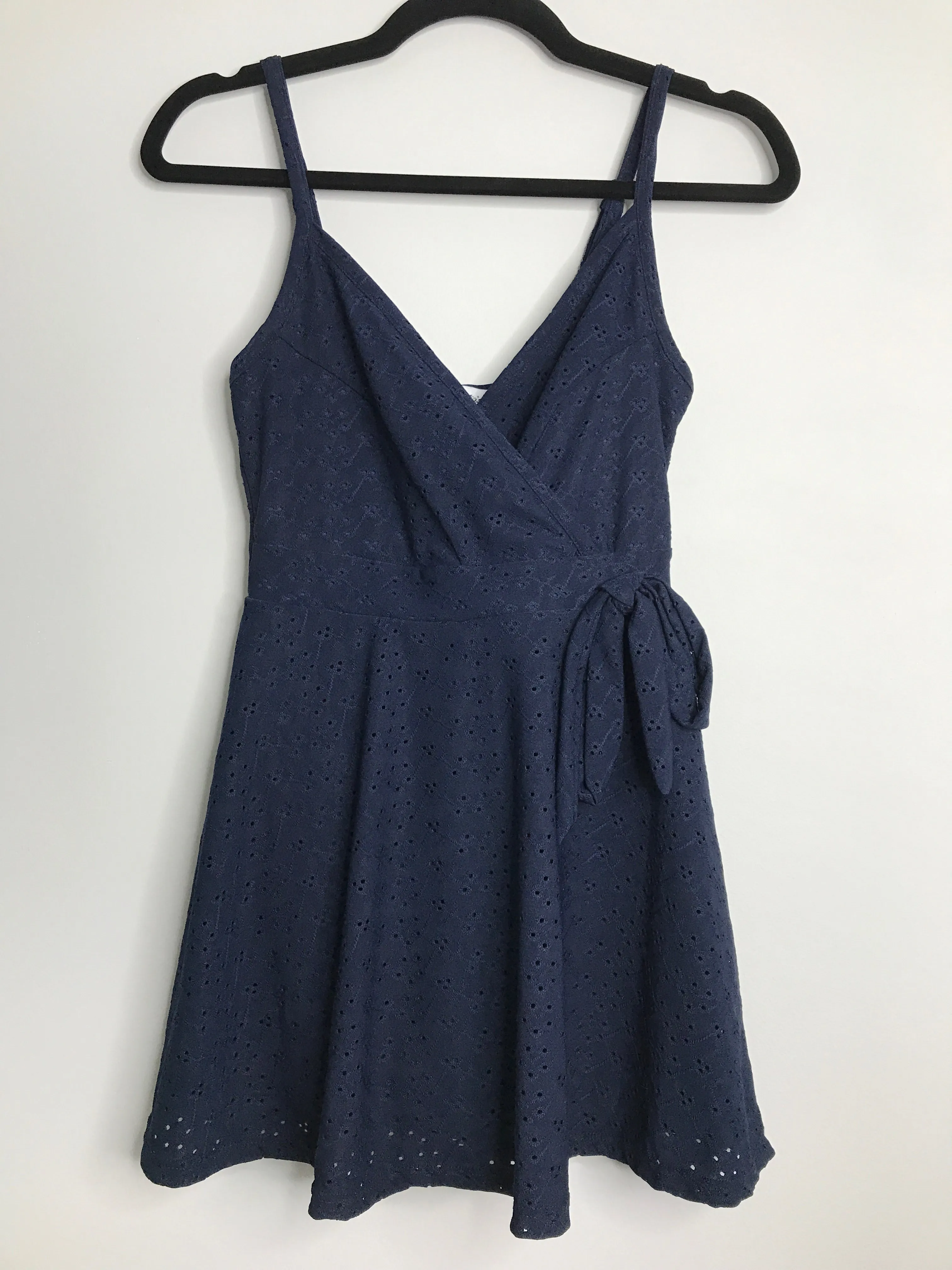Womens Size Sm Misses Navy Stilletto's Romper