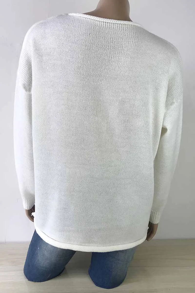 Xieyinshe Xieyinshe Contrast Loose sweater