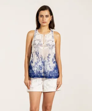 Zestio pleated blouse